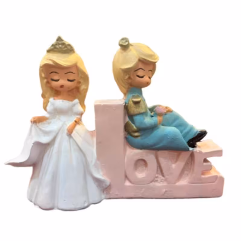 مجسمه مدل عروس و داماد عاشق کد 2