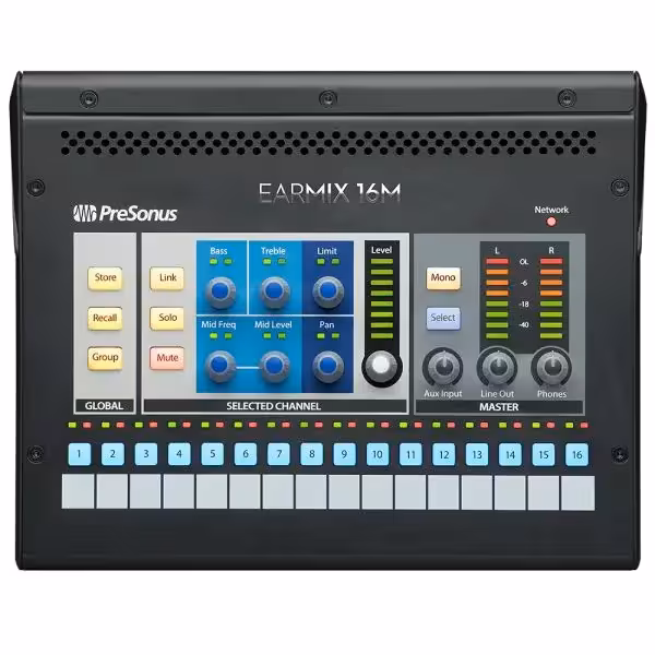 کنترلر نرم افزار Presonus EarMix 16M AVB