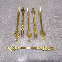 چنگال دسر نت موسیقی طلایی