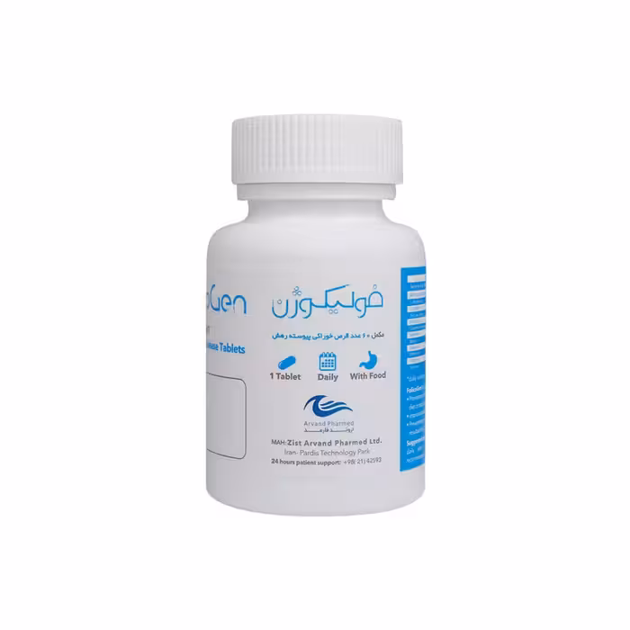 قرص فولیکوژن اروند فارمد | 60 عدد