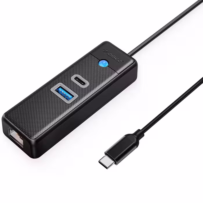 هاب تایپ‌سی 3 پورت اوریکو مدل PWCUR25-C3
