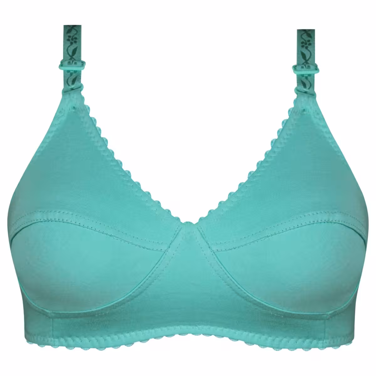 سوتین زنانه مدل نخی سبزآبی کد 3472