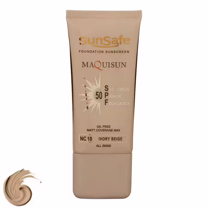 سان سیف-ضدافتاب کرم پودری spf50-بژ عاجی NC10