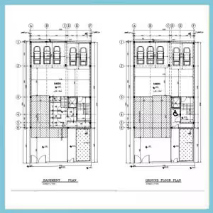 خرید و دانلود نقشه معماری 17*12 شمالی: پلان معماری 17*12 شمالی