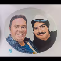 نقاشی چهره روی سنگ، اثری ارزشمند و ماندکار... با پوشش ضدآب و ضدخش