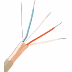 کابل مخابراتی مس 2 زوج 6 دهم فویلدار 25 متری