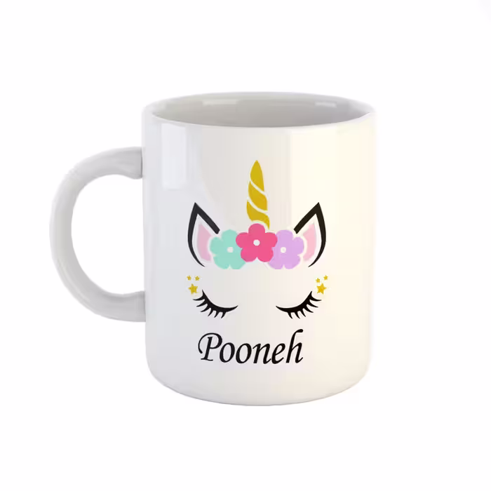 خرید ماگ-لیوان  اسم پونه  unicorn کد 187