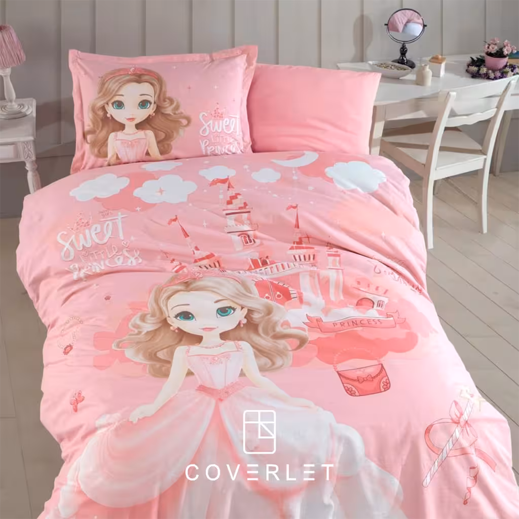 روتختی دخترانه طرح پرنسس مدل Sweet Princess