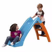 سرسره کودک تاشو Feber Slide 107cm C20 Blue & Orange
