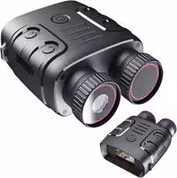 دوربین شکاری دوچشمی ( دید در شب ) NIGHT VISION زوم دیجیتال 10x پشتیبانی از کارت حافظه ( میکرو SD با قابلیت تصویر برداری و عکس برداری کیفیت 2.5k مدل R18(بار آمازون)برای دیدن فیلم تست دوربین لطفا در واتس اپ پیام بدید