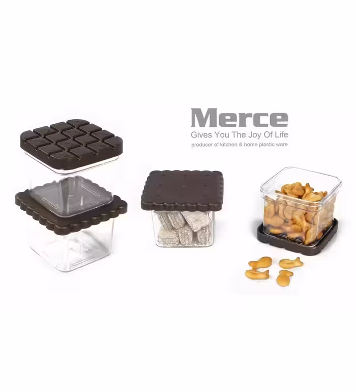 ظرف دو عددی بیسکویت و شکلات