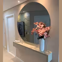 آینه الف طرح گرد کد BA-90