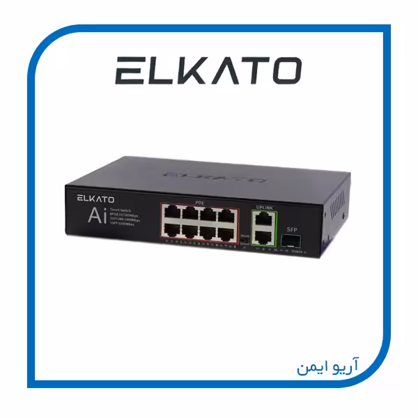سوییچ شبکه 8 پورت الکاتو EL-1SB0821GP