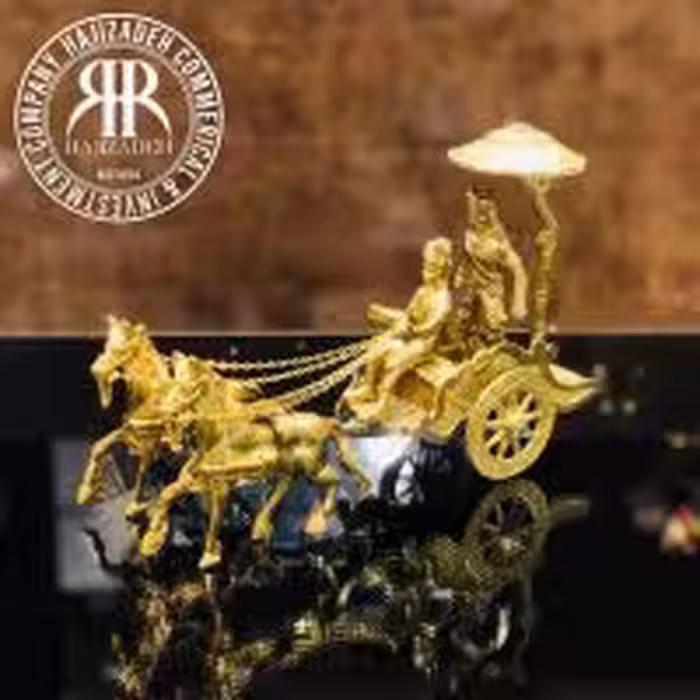 اپادانا برنجی  کالسکه دو اسب  A6963