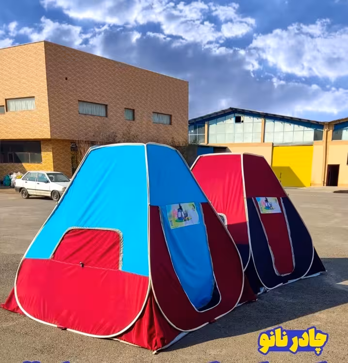 چادر مسافرتی 8 نفره جنس نانو مدل ریپس Pu با دو لایه ضد آب