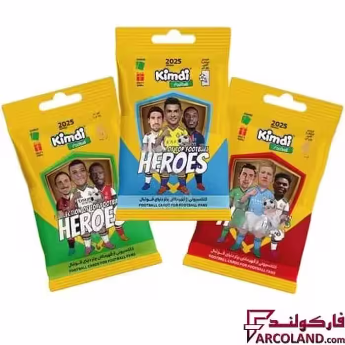کیمدی کارت فوتبال هیرو مدل Heroes 2025 بسته 3 عددی
