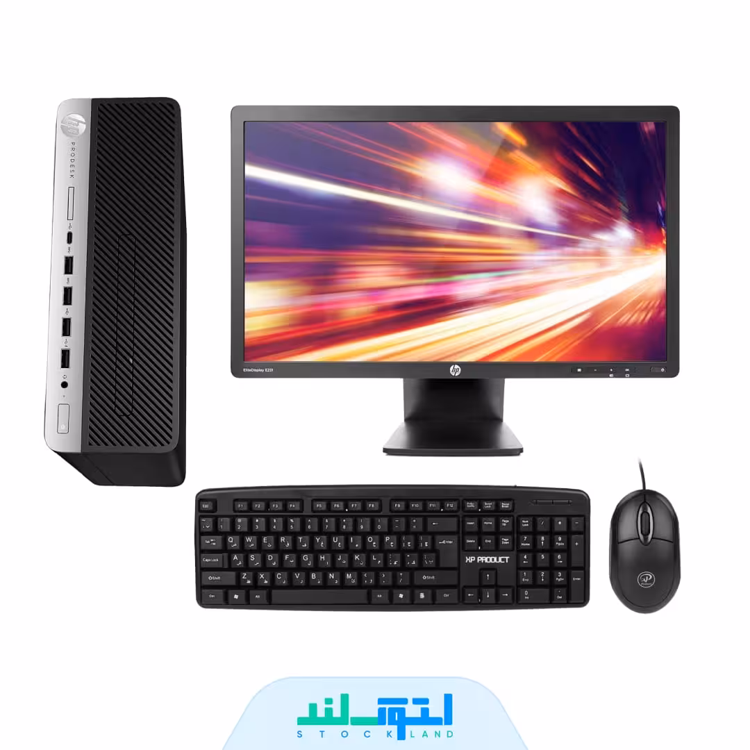 باندل کیس و مانیتور HP مدل 600-800 SFF G4