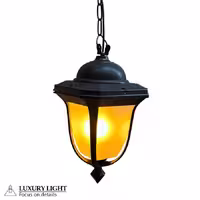 چراغ حیاطی پارکی پلاستیکی آویز لاله( پلی کربنات اصلی 3 سال ضمانت )