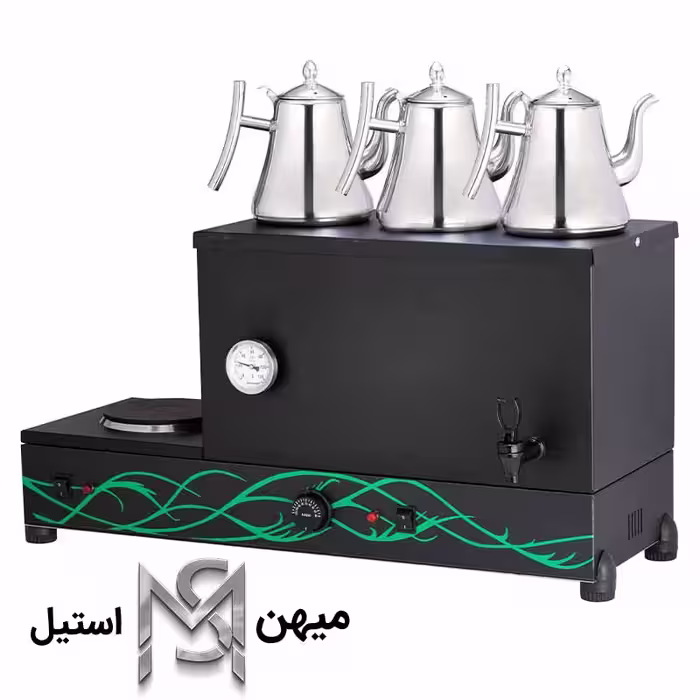 سماور صنعتی 33لیتری بغل هیتردار