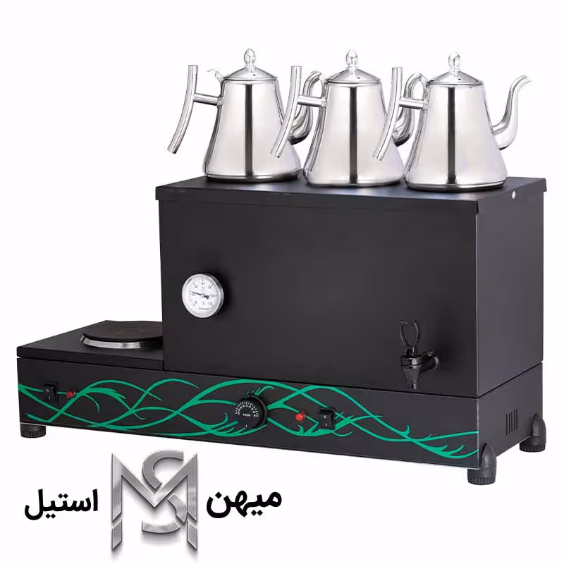 سماور صنعتی 33لیتری بغل هیتردار