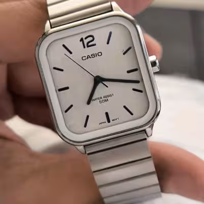 ساعت کاسیو مردانه و پسرانه بند استیل casio