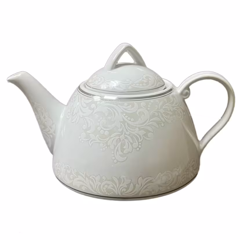 قوری چینی شکس مدل هرمی