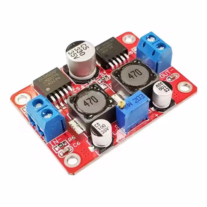 ماژول تغذیه DCبهDCافزاینده کاهندهLM2596-LM2577