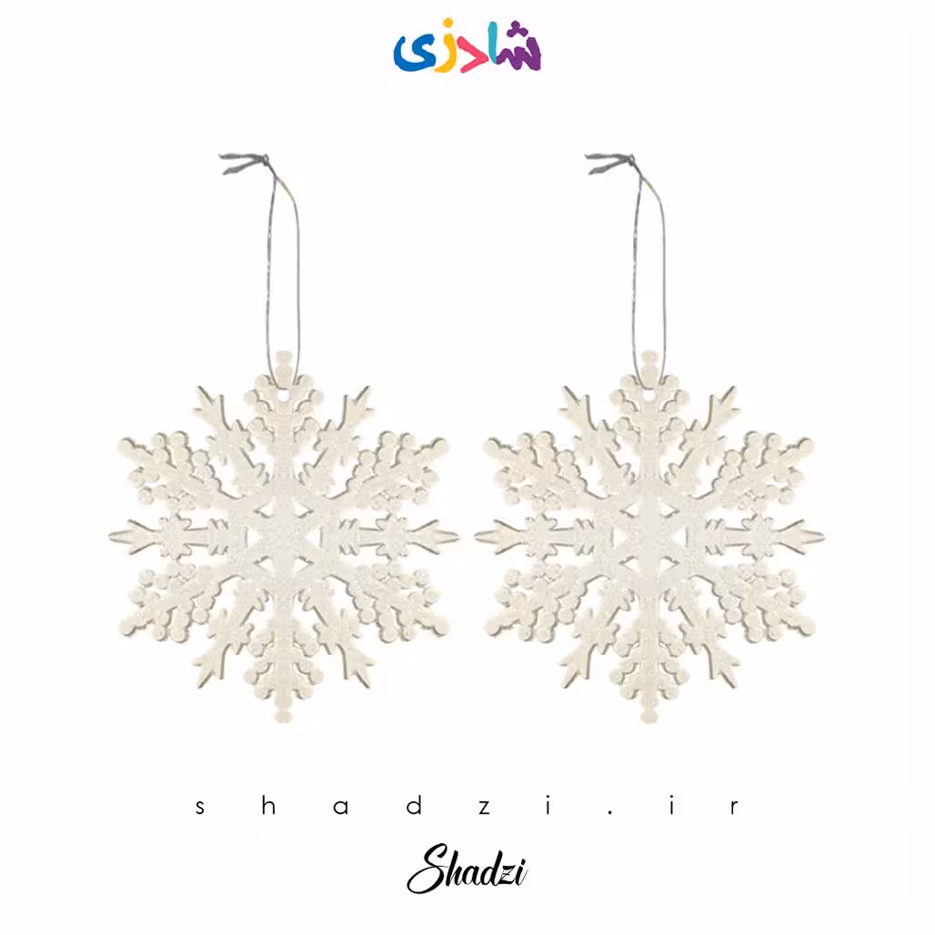 آویز برف کریسمس (بسته 4عددی)