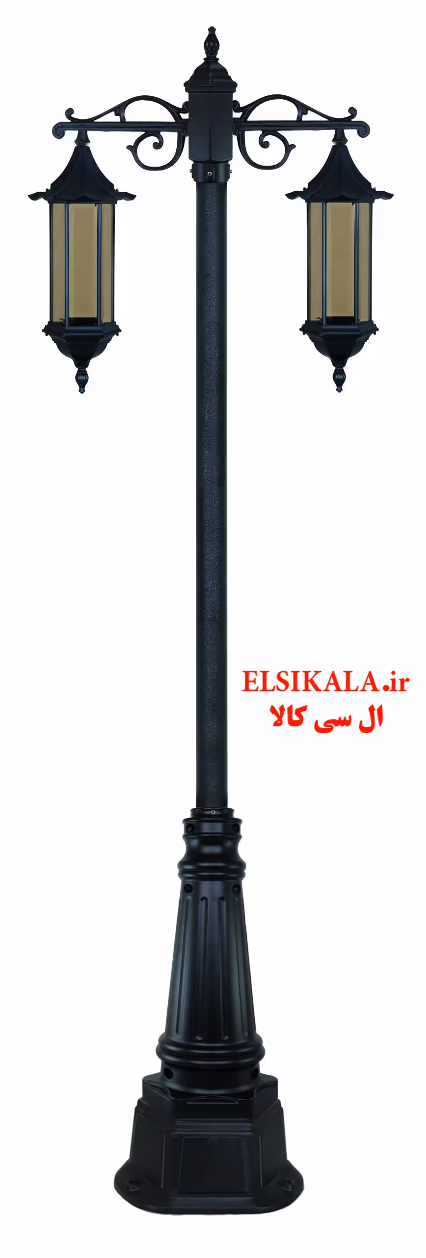 چراغ دوشاخه شش ضلعی بلند چتری آلمینیوم دایکاست