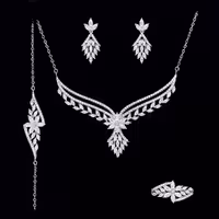 سرویس ایتالیایی نقره جواهری زنانه کد 60687