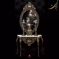 آینه و شمعدان آلومینیومی کد (80)