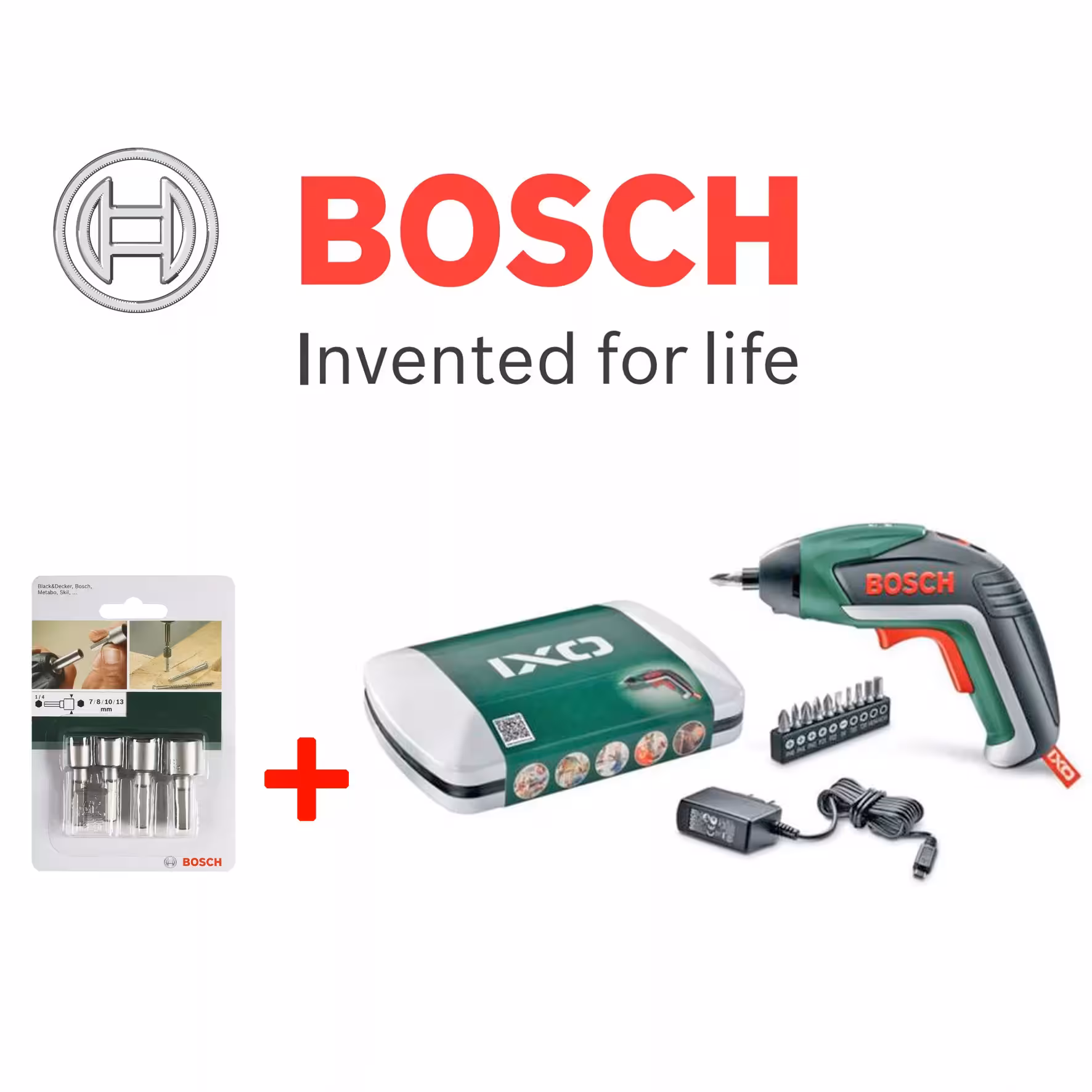 پیچ گوشتی شارژی بوش مدل IXO به همراه سری بکس