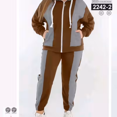 ست سویشرت شلوار اسپورت سایز بزرگ