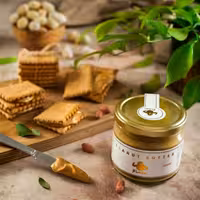 کره بادام زمینی ارگانیک 305 گرمی پولادین