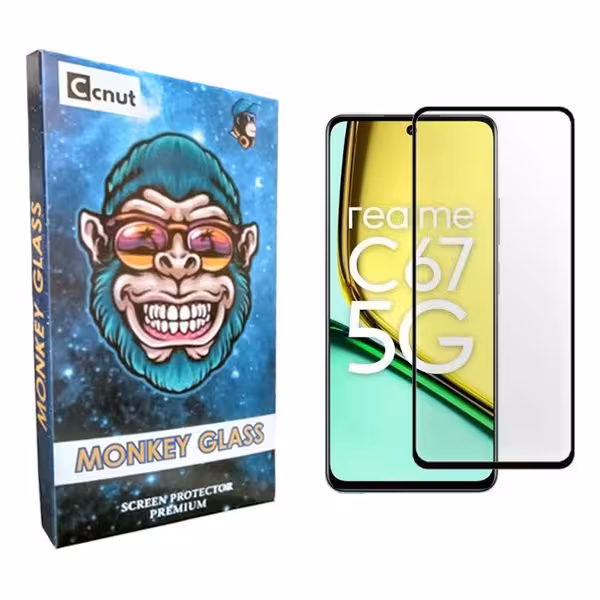 محافظ صفحه نمایش شیشه ای کوکونات مدل mnk مناسب برای گوشی موبایل ریلمی C67