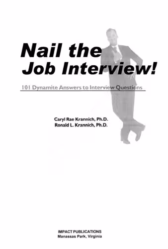 خرید و دانلود نسخه کامل کتاب Nail the Job Interview! 101 Dynamite Answers to Interview Questions