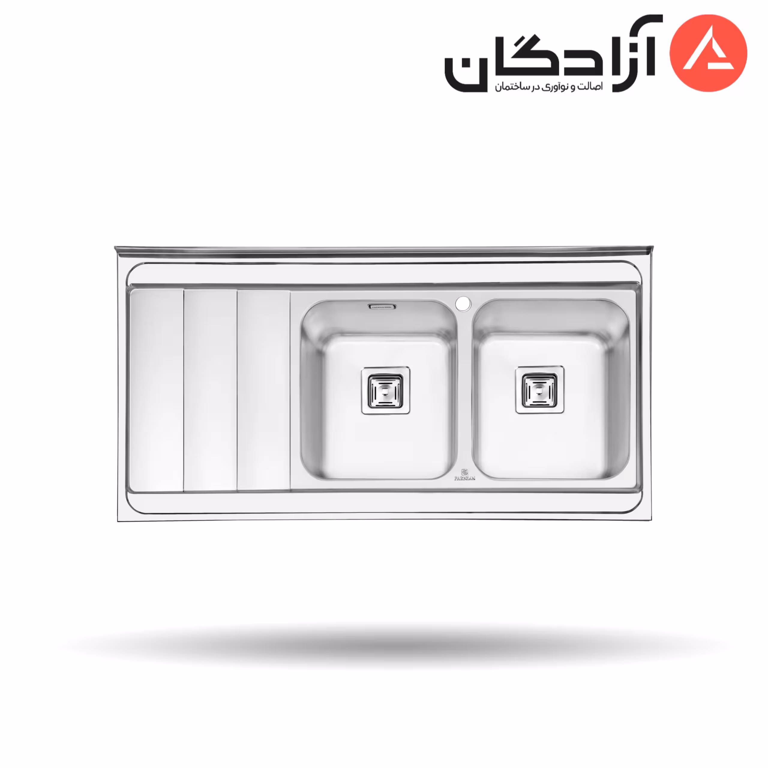 سینک فانتزی روکار پرنیان استیل PS1121