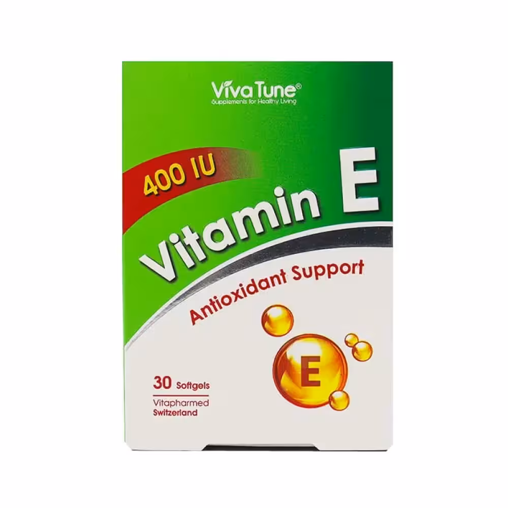 کپسول نرم ژلاتینی ویتامین E 400 واحد ویواتیون