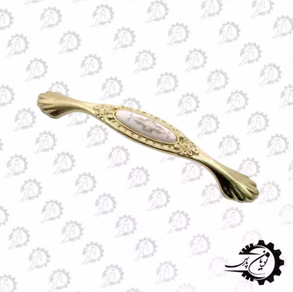 دستگیره پنجه ای الومینیومی 160 طلایی