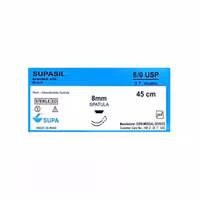 نخ جراحی سیلک دو سوزنه اسپاچولا سوپا (supa)
