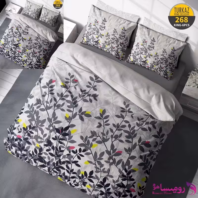 قیمت و خرید روتختی طرح برگ دونفره برند ترکاز کد 268