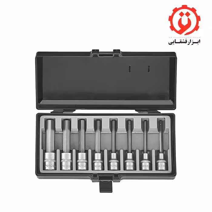جعبه آلن بکسی بلند 1/2 درایو 8 عددی فورس مدل 4092