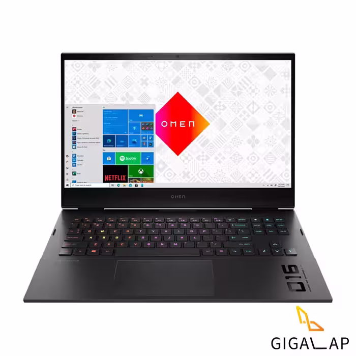 لپ تاپ گیمینگ HP OMEN 16X مدل RYZEN 7 5800H 8GB 1TB SSD 8GB RTX 3070 16'1 FHD 144