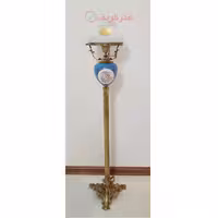کنارسالنی مدل قالپاقی با پایه سرامیکی و جزئیات برنجی