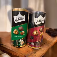 شکلات استوانه‌ای مغزدار wamp ABK با روکش شکلاتی