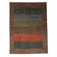 گبه دستباف سه متری طرح قشقایی کد 40303461