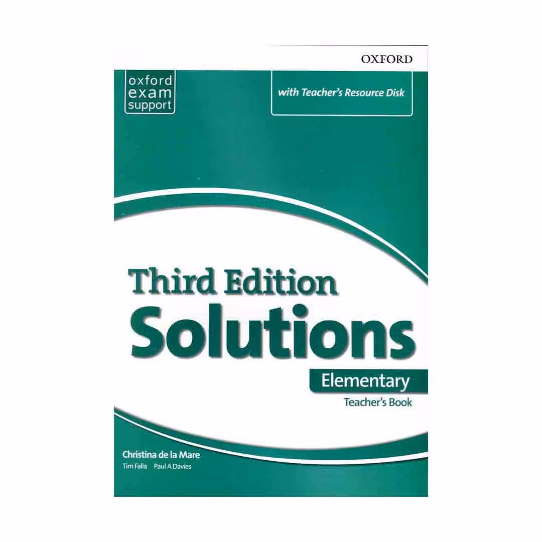 کتاب Solutions Elementary Teachers Book 3rd