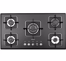 اجاق گاز شیشه ای استیل البرز 5 شعله مدل G5960