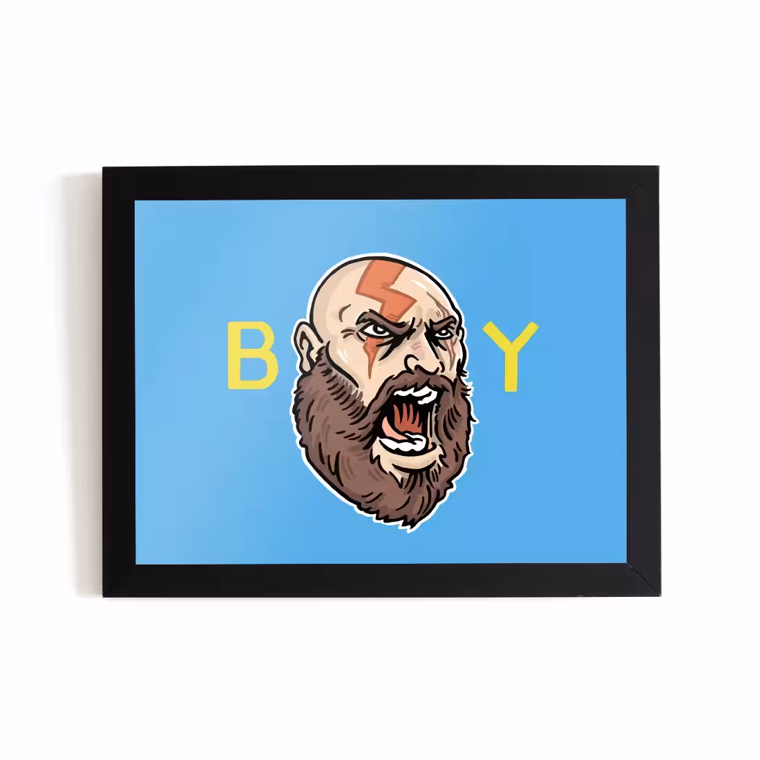 تابلو قاب گاد آف وار God of war