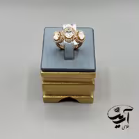 انگشتر نامزدی طلا نگین دار کد AN1040